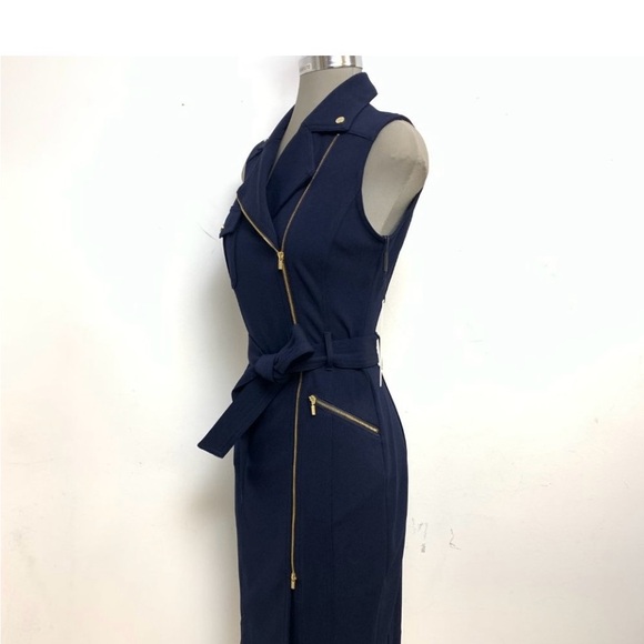 Calvin Klein Motto Style Navy Sheath Dress. Size 14 Never Worn. - Picture 13 of 13